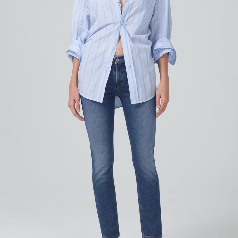 Citizens of Humanity Ladies Racer Low Rise Skinny Jeans Delphi - Size 27